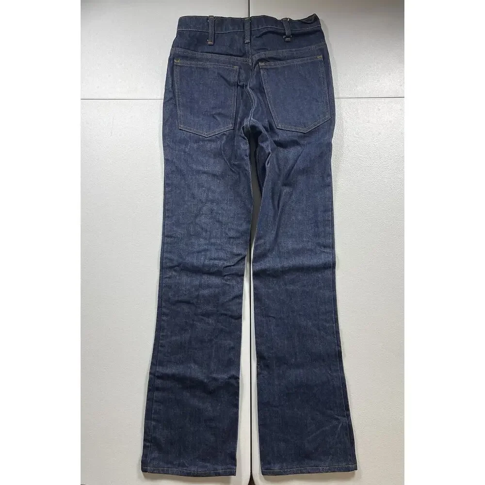 Vintage American Denim Jeans Men’s 26x30‎ Blue Dark Wash Cowboy Western USA 80s
